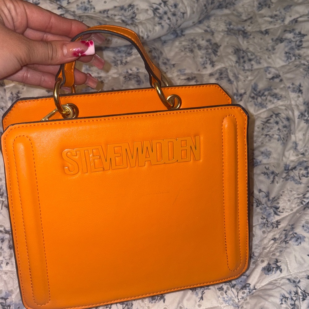 Steve Madden Vibrant Orange Satchel